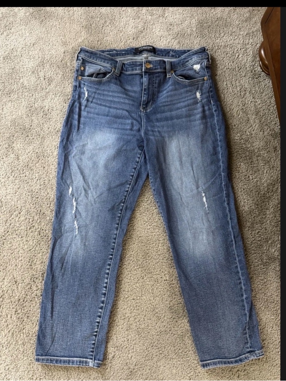 Liverpool The Non Skinny Skinny Cropped Jeans Size 29 Women's
